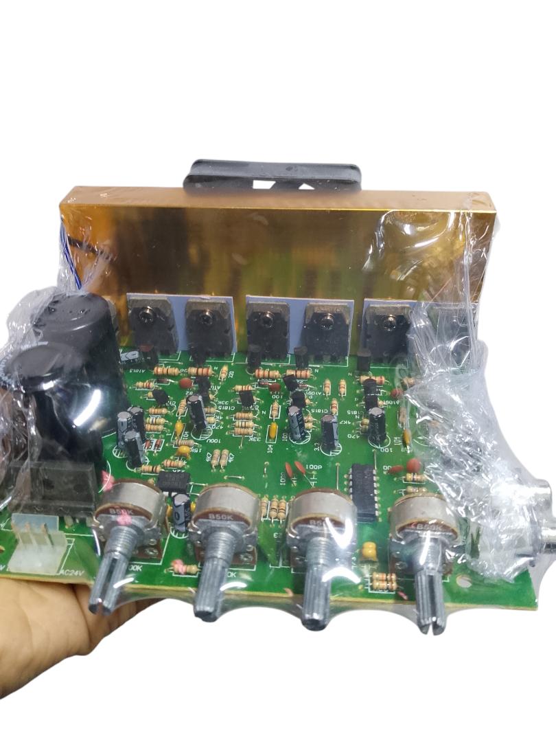 Hifi stereo audio amplifier green board 2.1CH