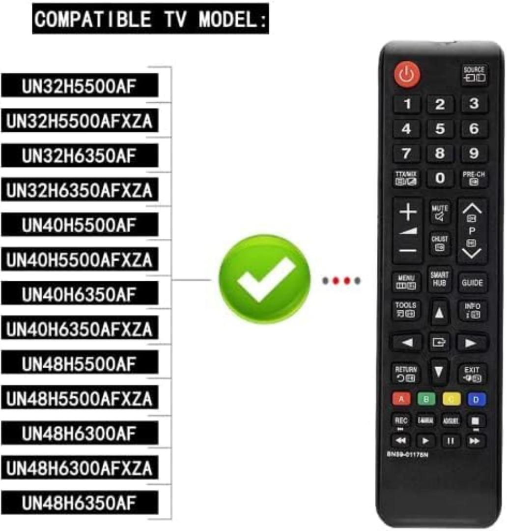 New Samsung digital tv remote control with uses triple A batteries