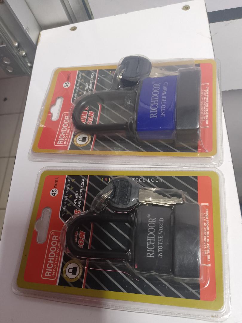 Richdoor Padlock long neck anti-theft 45mm and 55mm