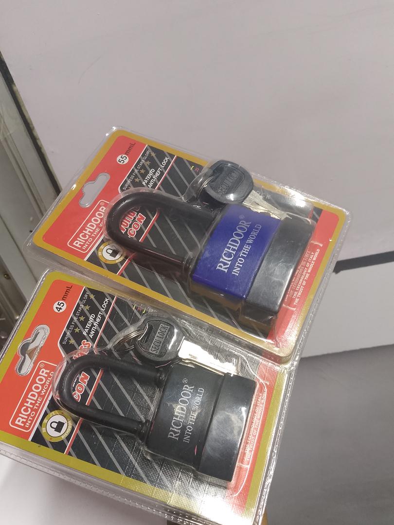 Richdoor Padlock long neck anti-theft 45mm and 55mm