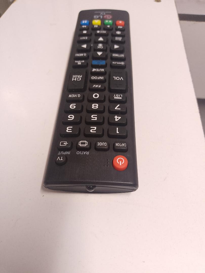 LG digital tv remote control which uses triple A batteries