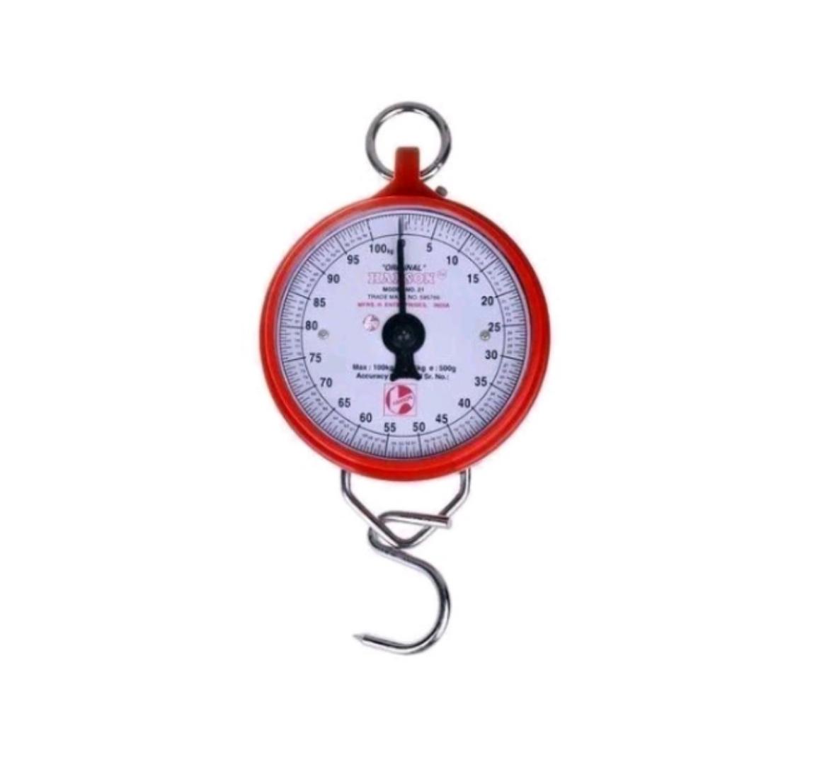 Hanson hanging commercial manual weighing scale measuring upto 100kgs for measuring farm produce and butchery