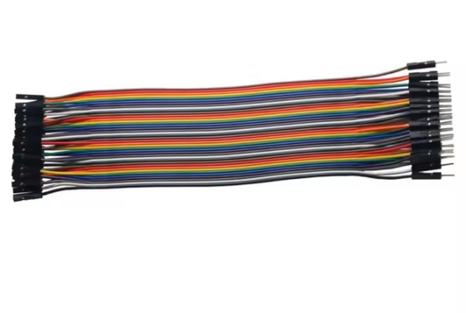 Jumper wires male-female Male-Male Female-Female jumper wire to use in a bread board or projects