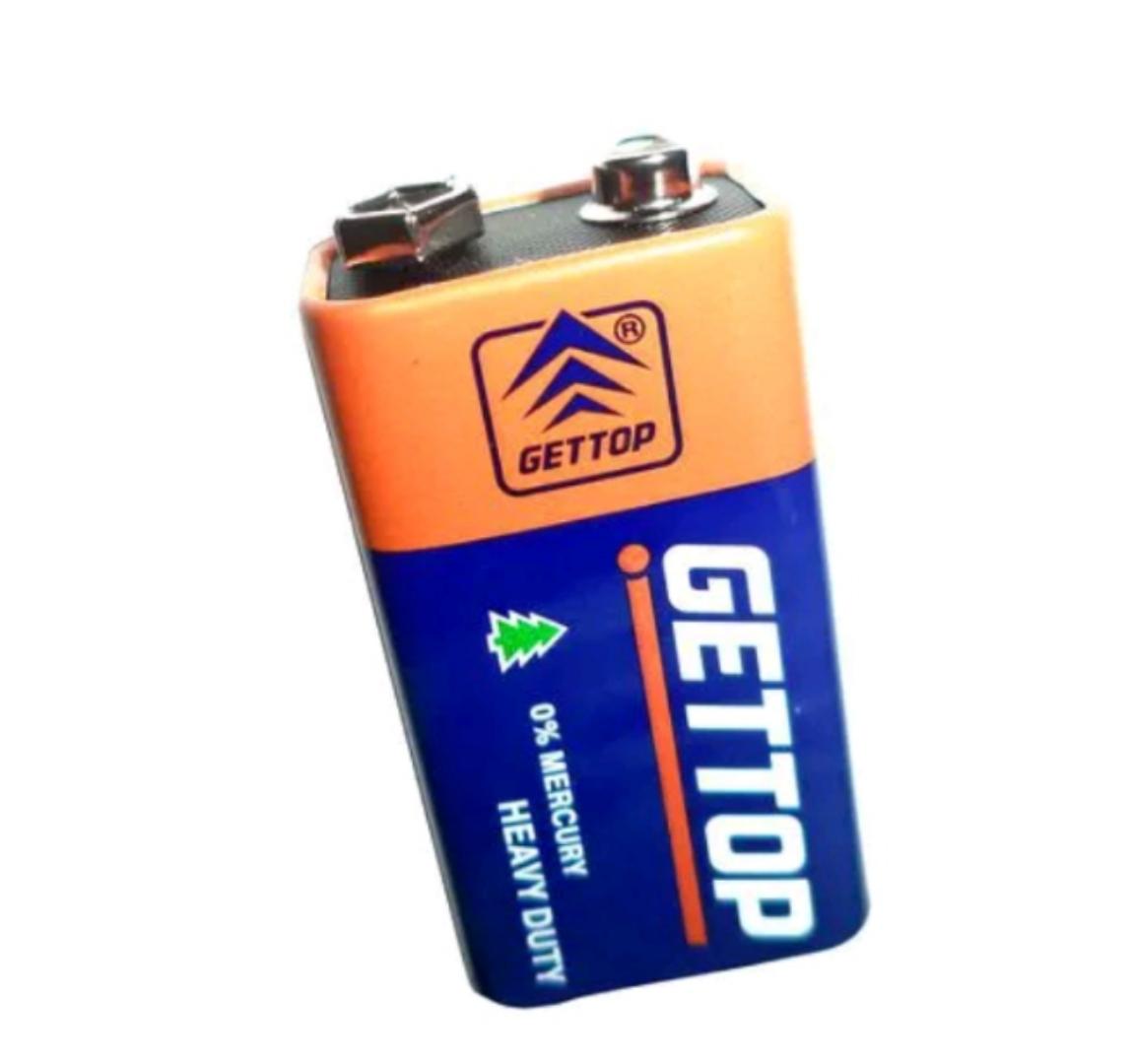 GET TOP 9v battery heavy duty and zero percent mercy 6F22 9V battery non rechargeable Get Top battery
