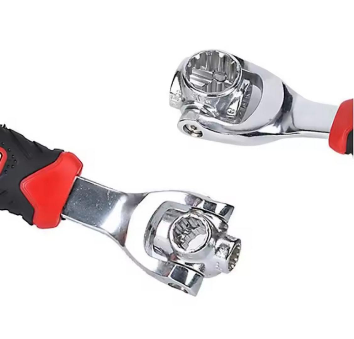 48 in 1 multipurpose bolt torque socket wrench 360 degree rotation multifunctional spanner universal wrench