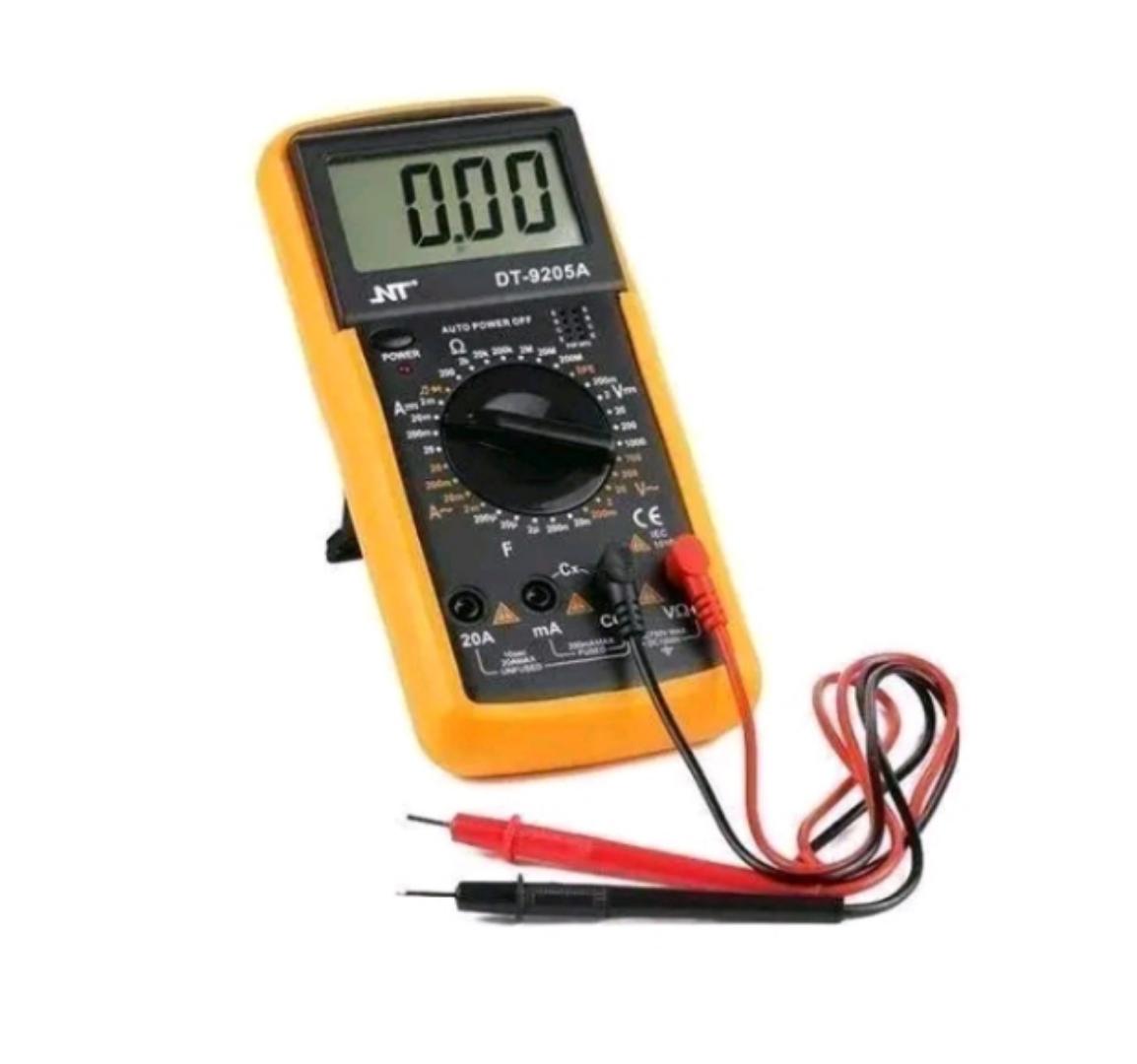 Digital Multimeter AC/DC voltage measurements ammeter ohmmeter current tester and LCD display
