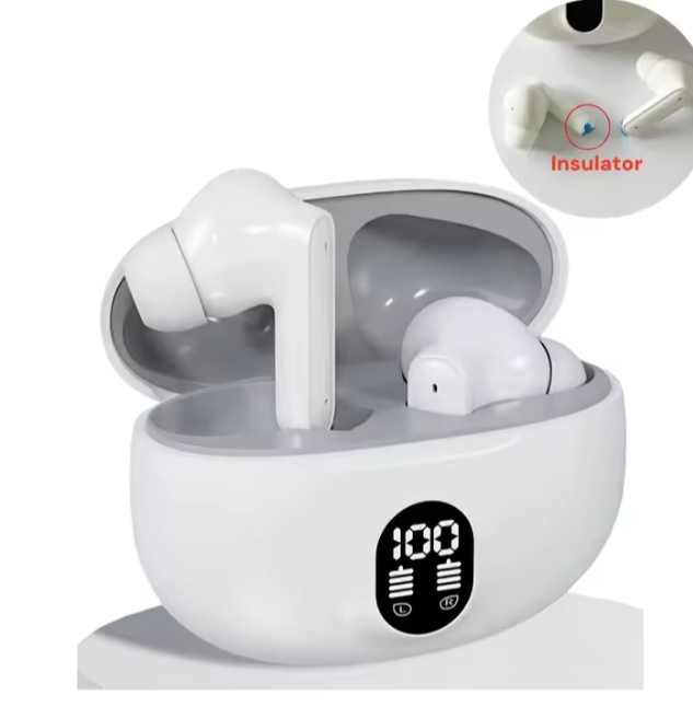 Black colour Oraimo earpods true wireless earphones with buds and noise cancellation also effective range upto 10 Metres