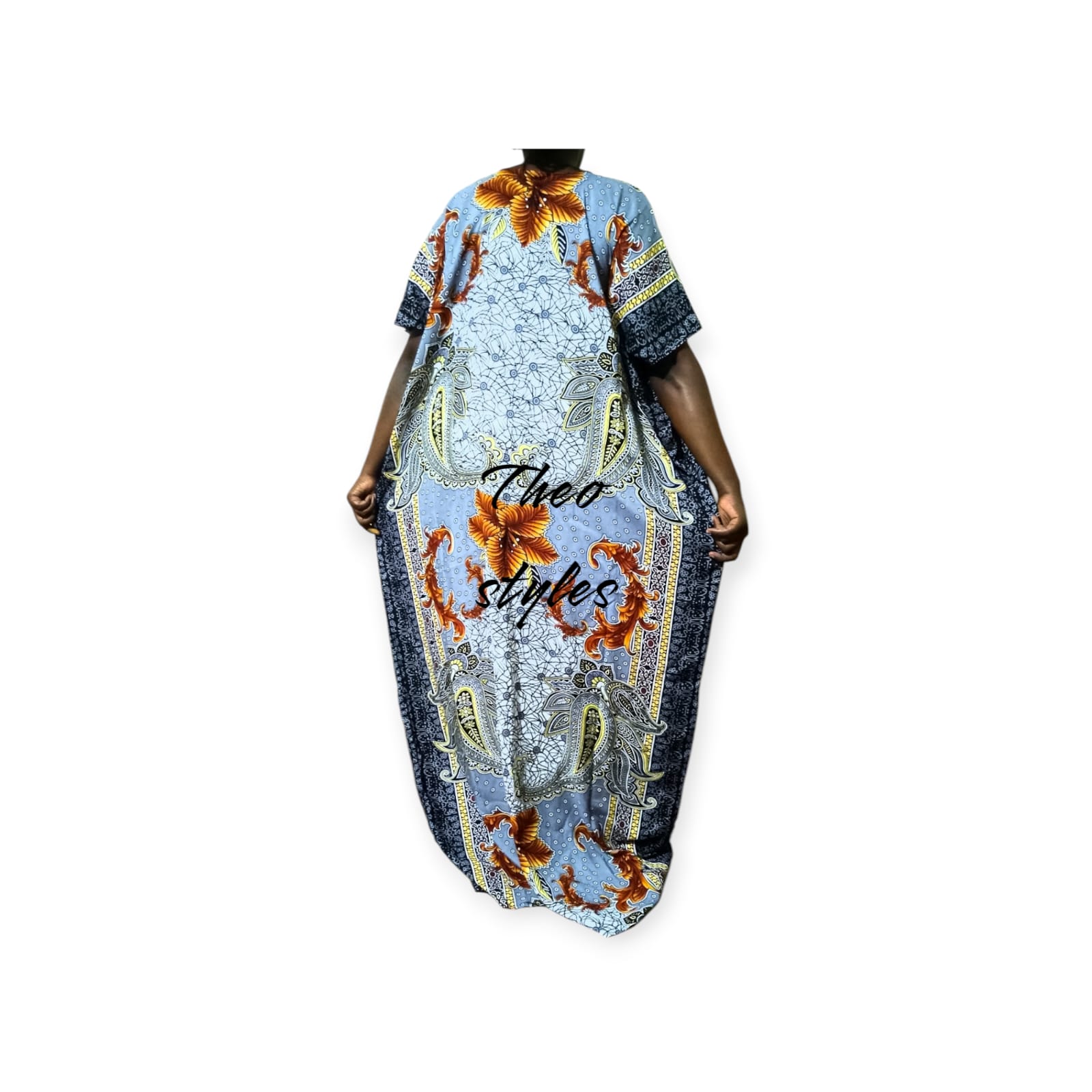 Radom Coloured Free size Swahili Dera with Elegant prints