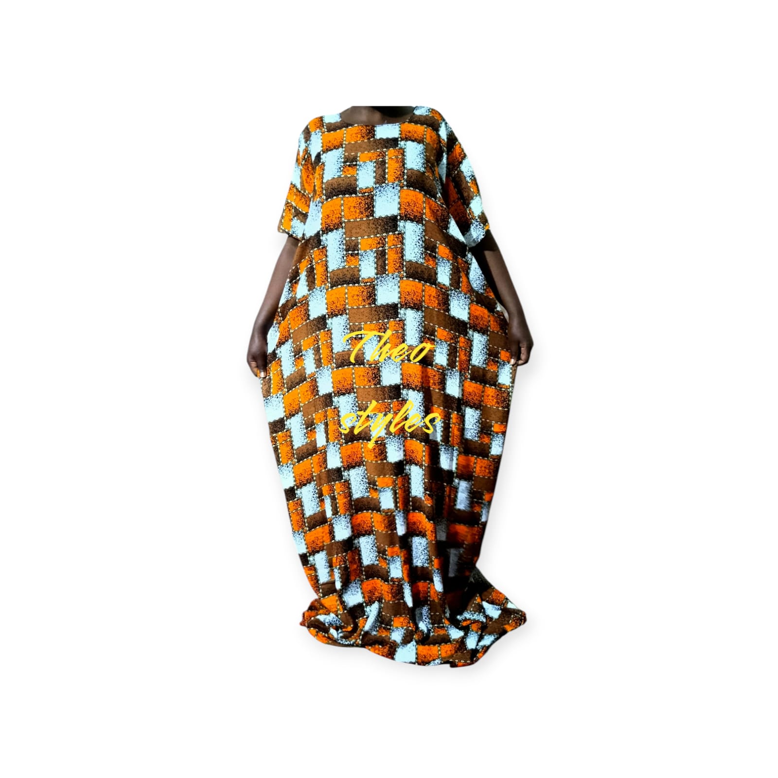 Radom Coloured Free size Swahili Dera with Elegant prints