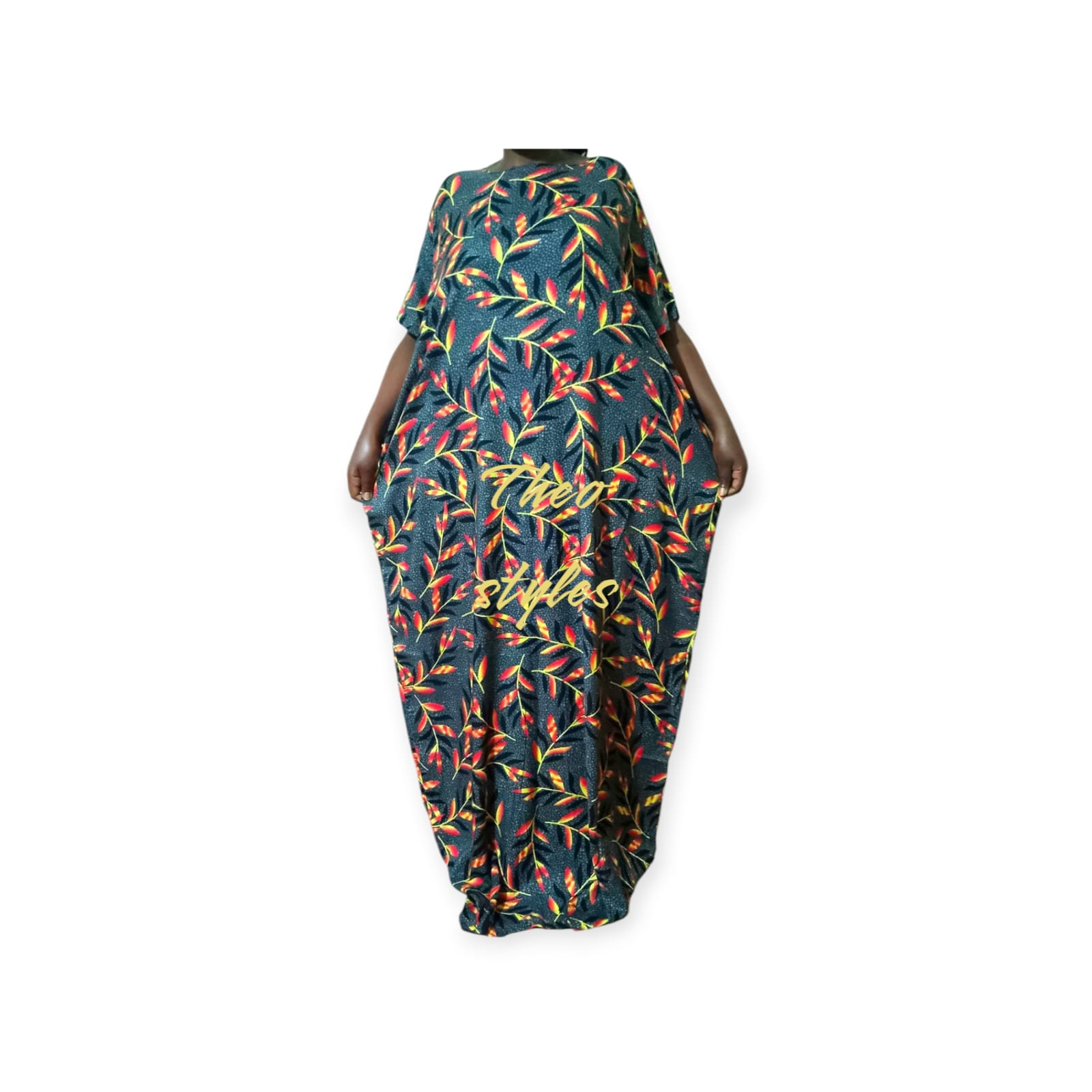 Radom Coloured Free size Swahili Dera with Elegant prints