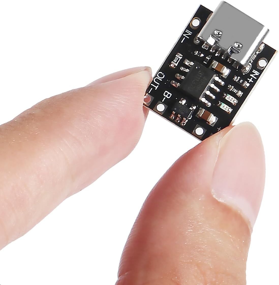 Mini USB Type C 3.7V Lithium Battery Charger Board 4.2V Charging Module with Protection Circuit and LED Charge Indicators(Type-C Port)