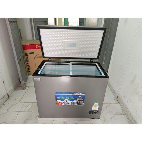 Premier 200 liters large capacity chest freezer with one cooling pad,lock and keys and sliding glasses +free gift of frigde guard