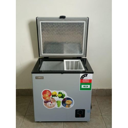Ecomax 60 liters large capacity Deep freezer Energy Efficient Saver with a free gift of power fridge guard 1yr Warranty