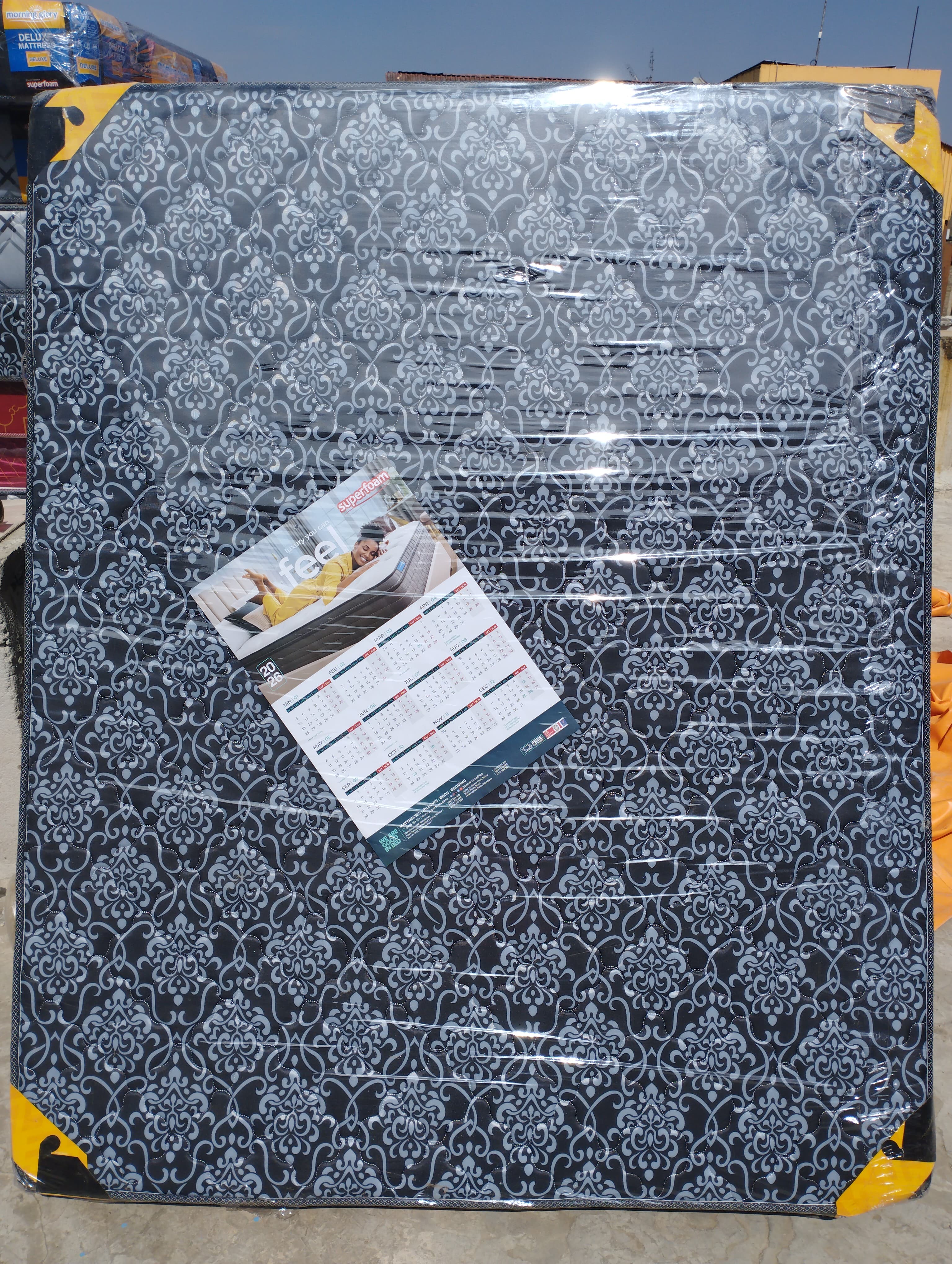 5×6 ×8 inch quilted morning glory superfoam medium density mattress