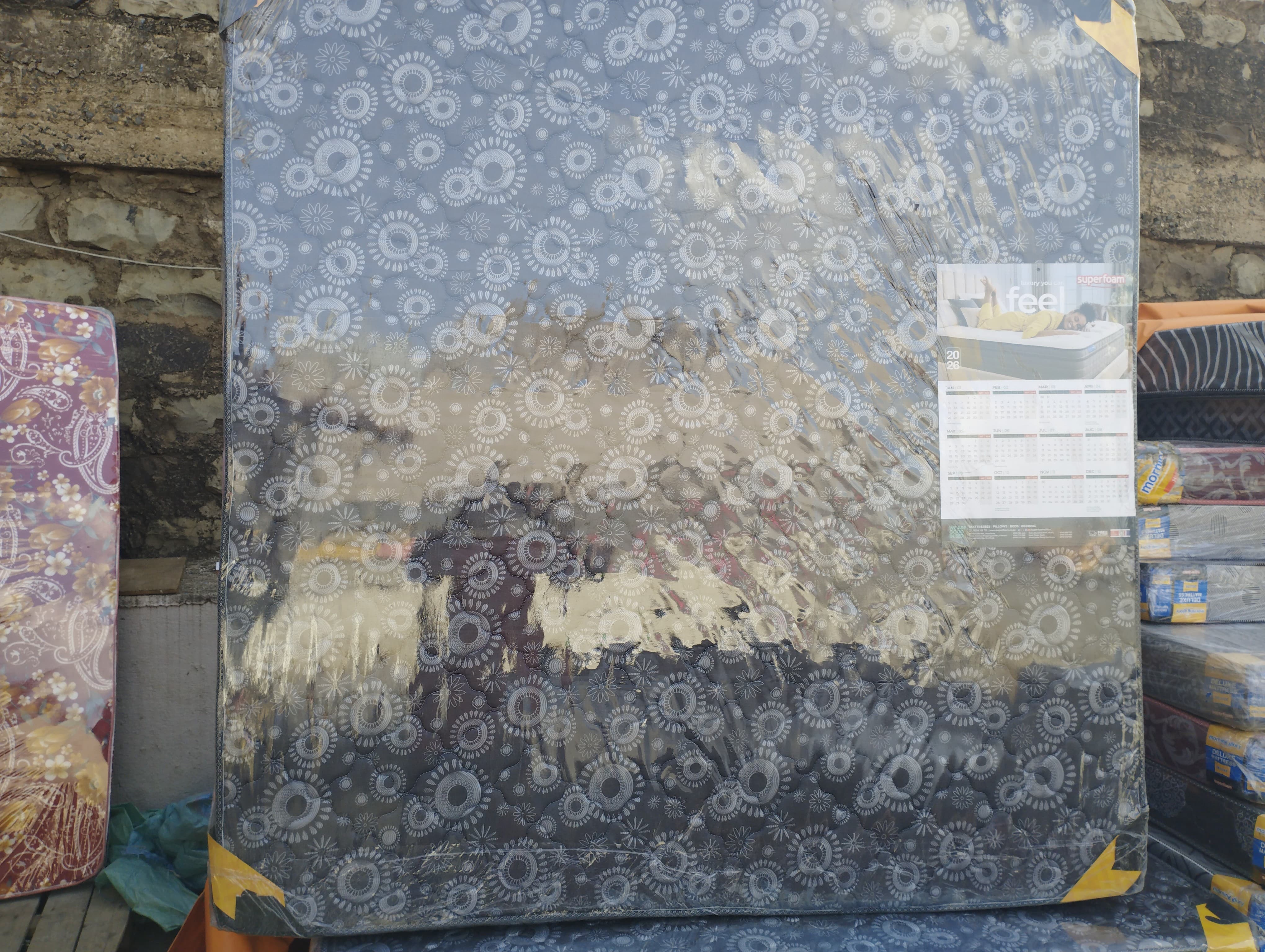 6×6×8 inch quilted morning glory superfoam medium density mattress