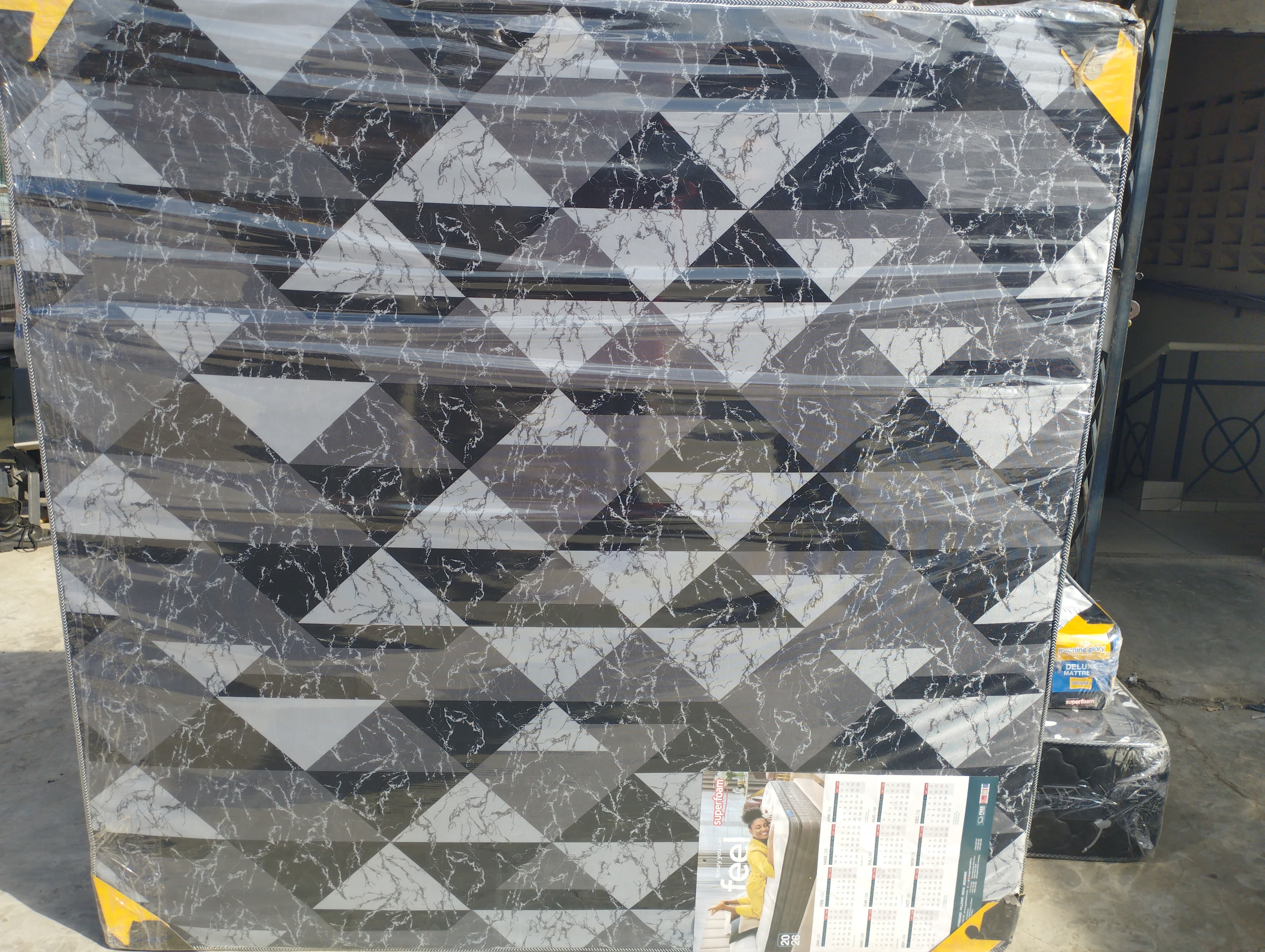 6×6×8 inch plain morning glory superfoam medium density mattress