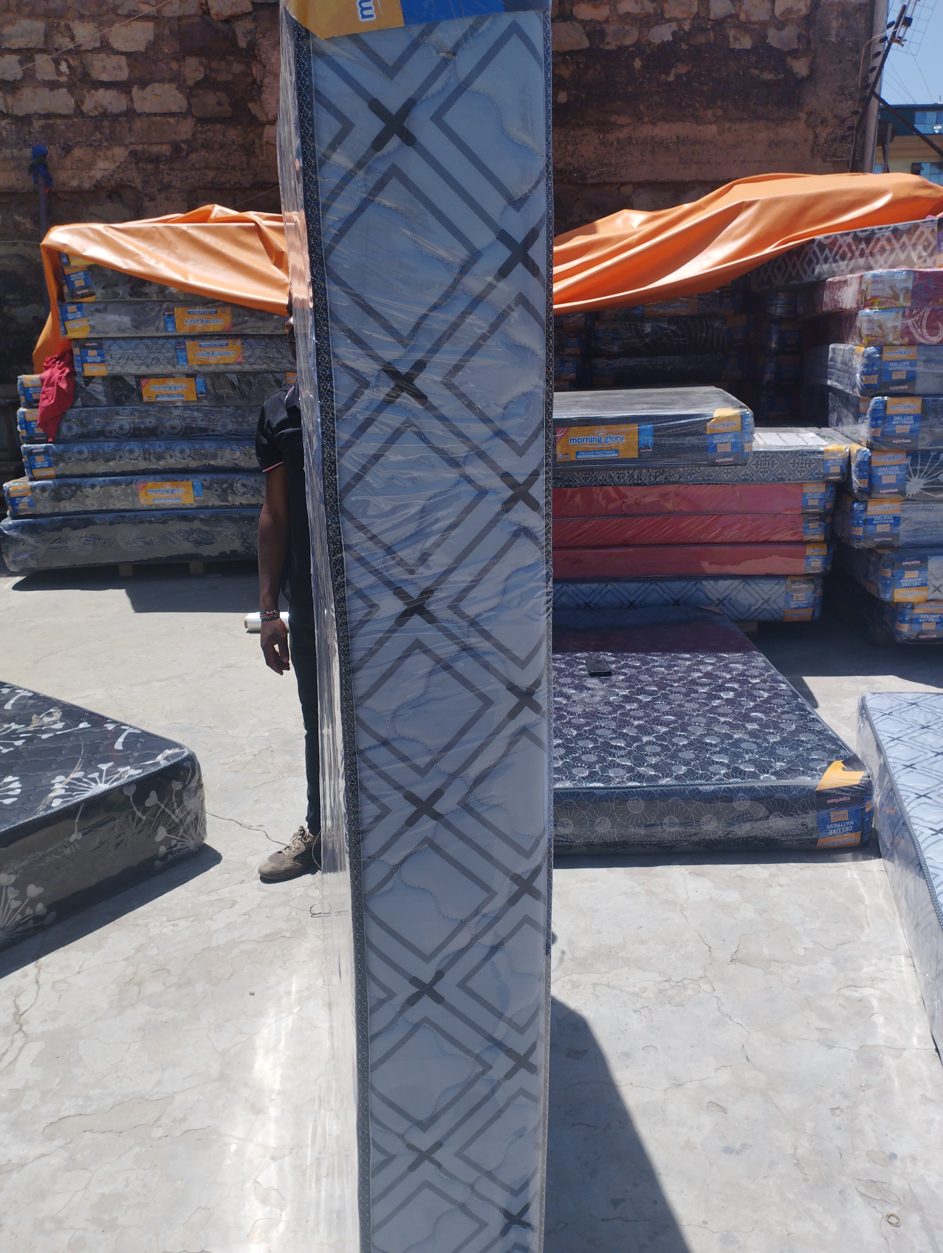 5×6×8 inch quilted morning glory superfoam medium density mattress