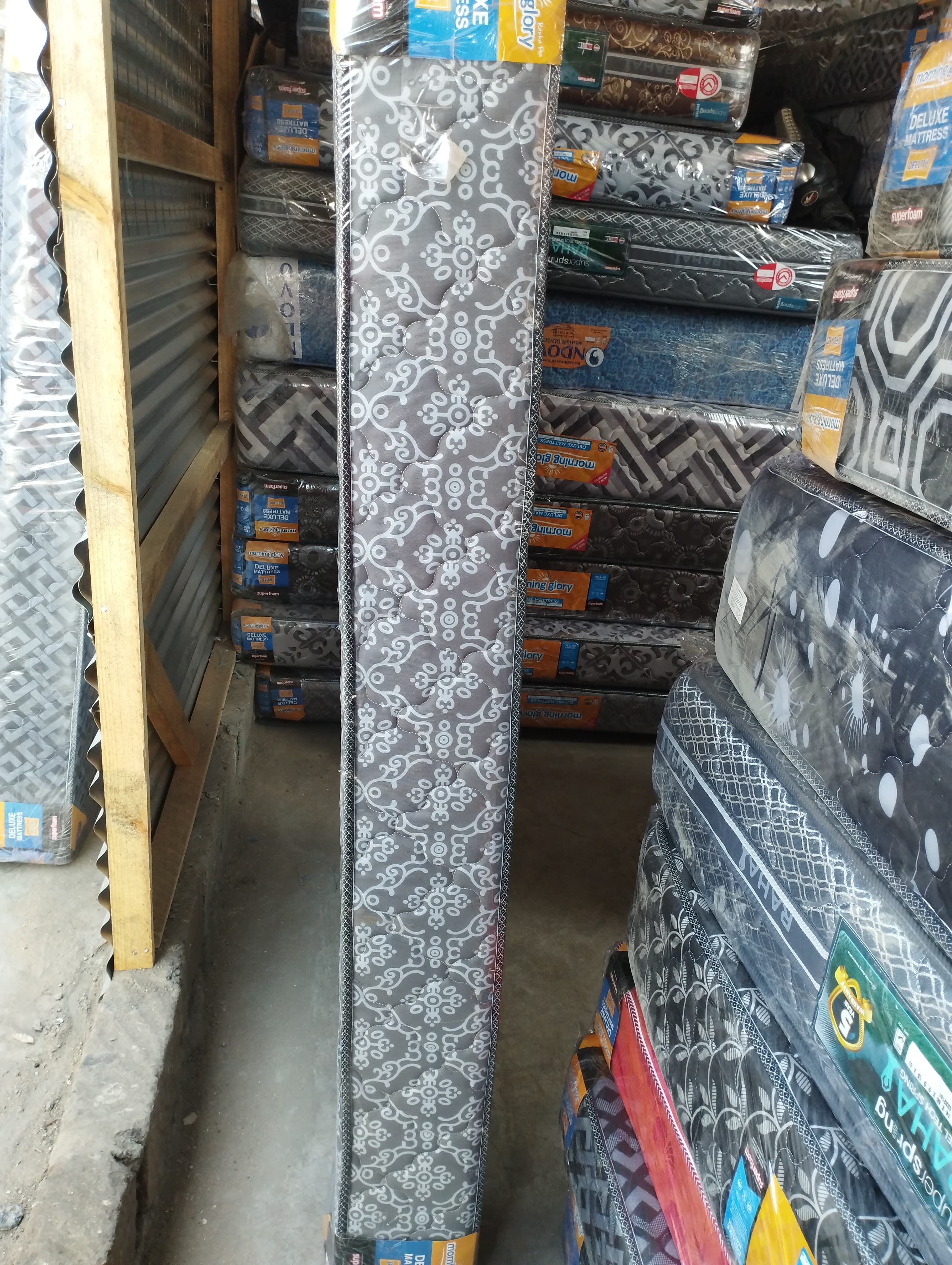 4×6×8 inch quilted morning glory superfoam medium density mattress