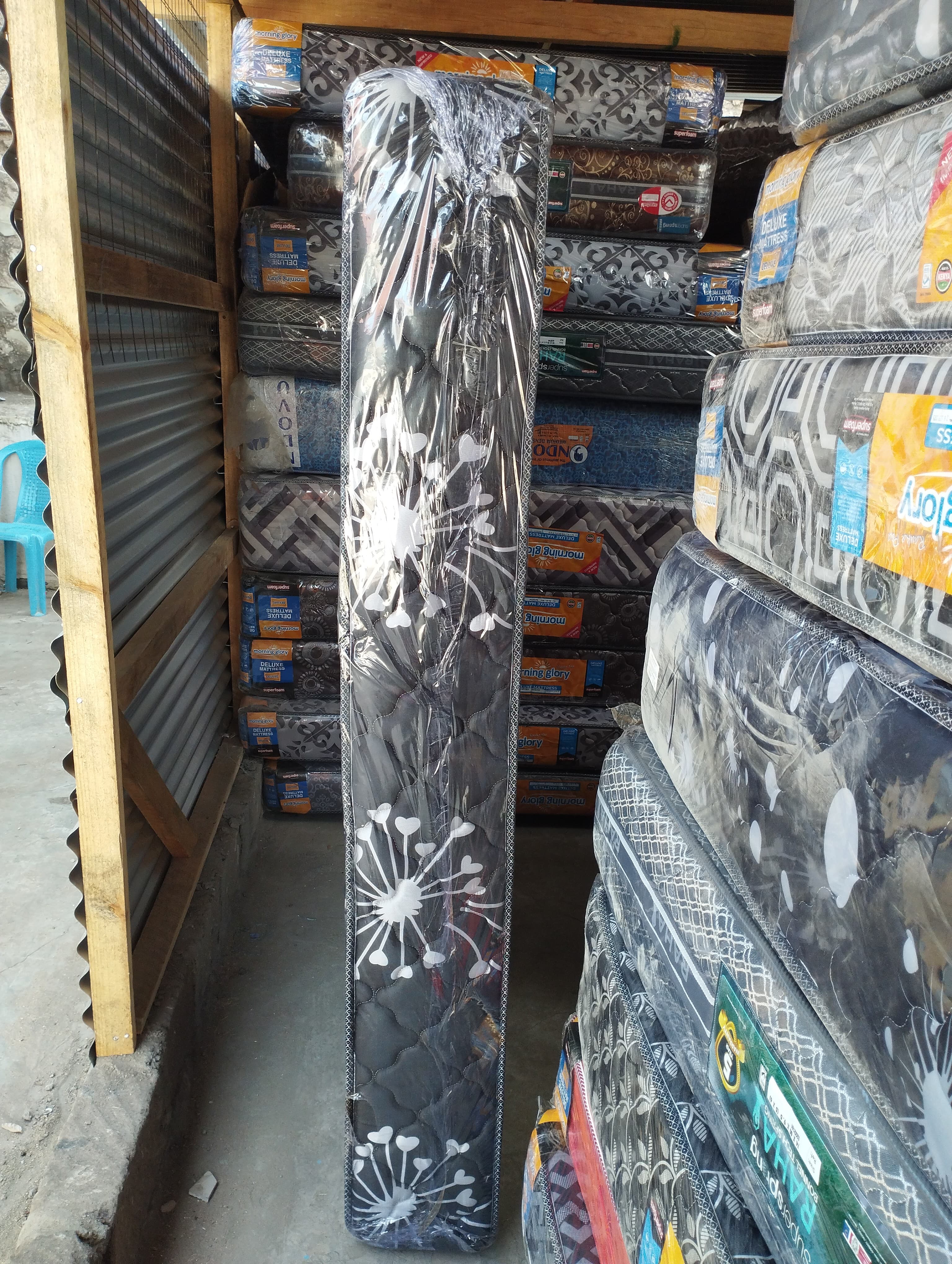 4×6×10 inch quilted Morning Glory Superfoam Medium density mattress