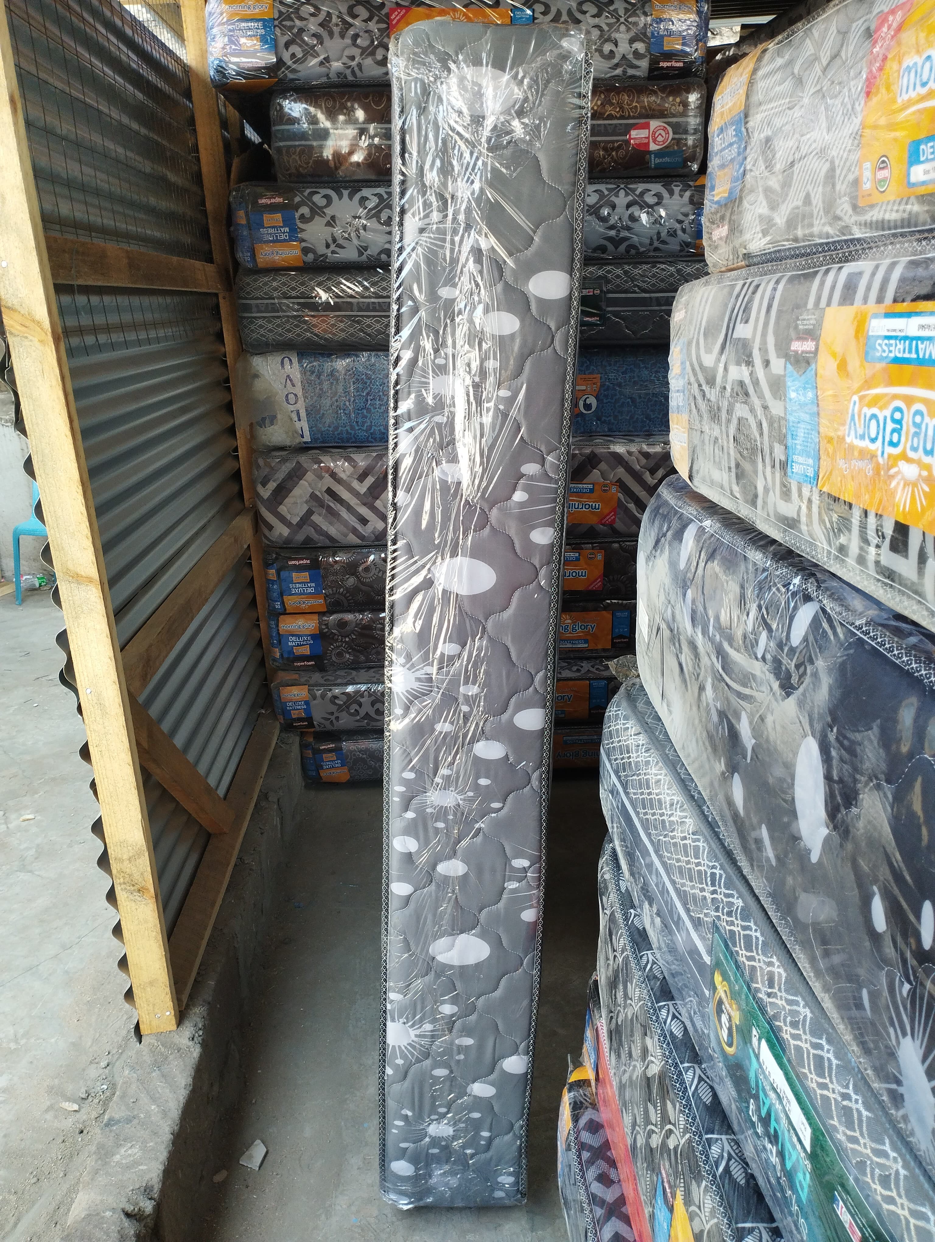 4×6×10 inch quilted Morning Glory Superfoam Medium density mattress