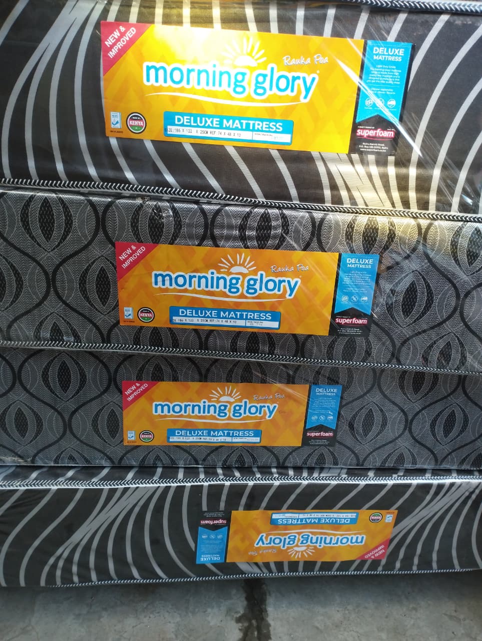 4×6×10 inch plain morning glory superfoam mattress