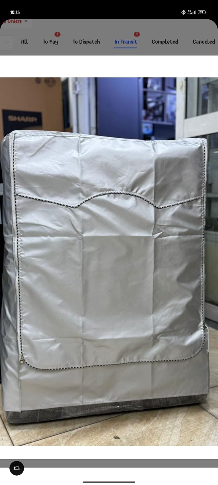 Heavy Duty Front load Washing machine cover upto 15kg