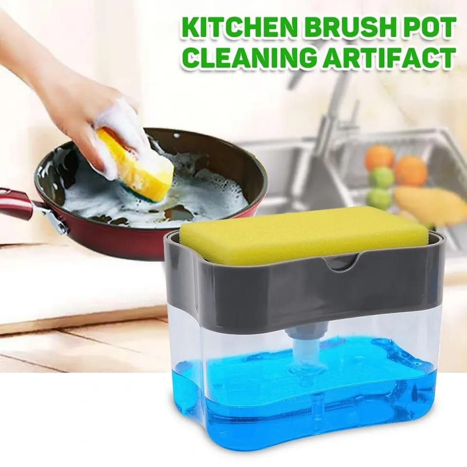 Kitchen Soap pump and Sponge Candy
