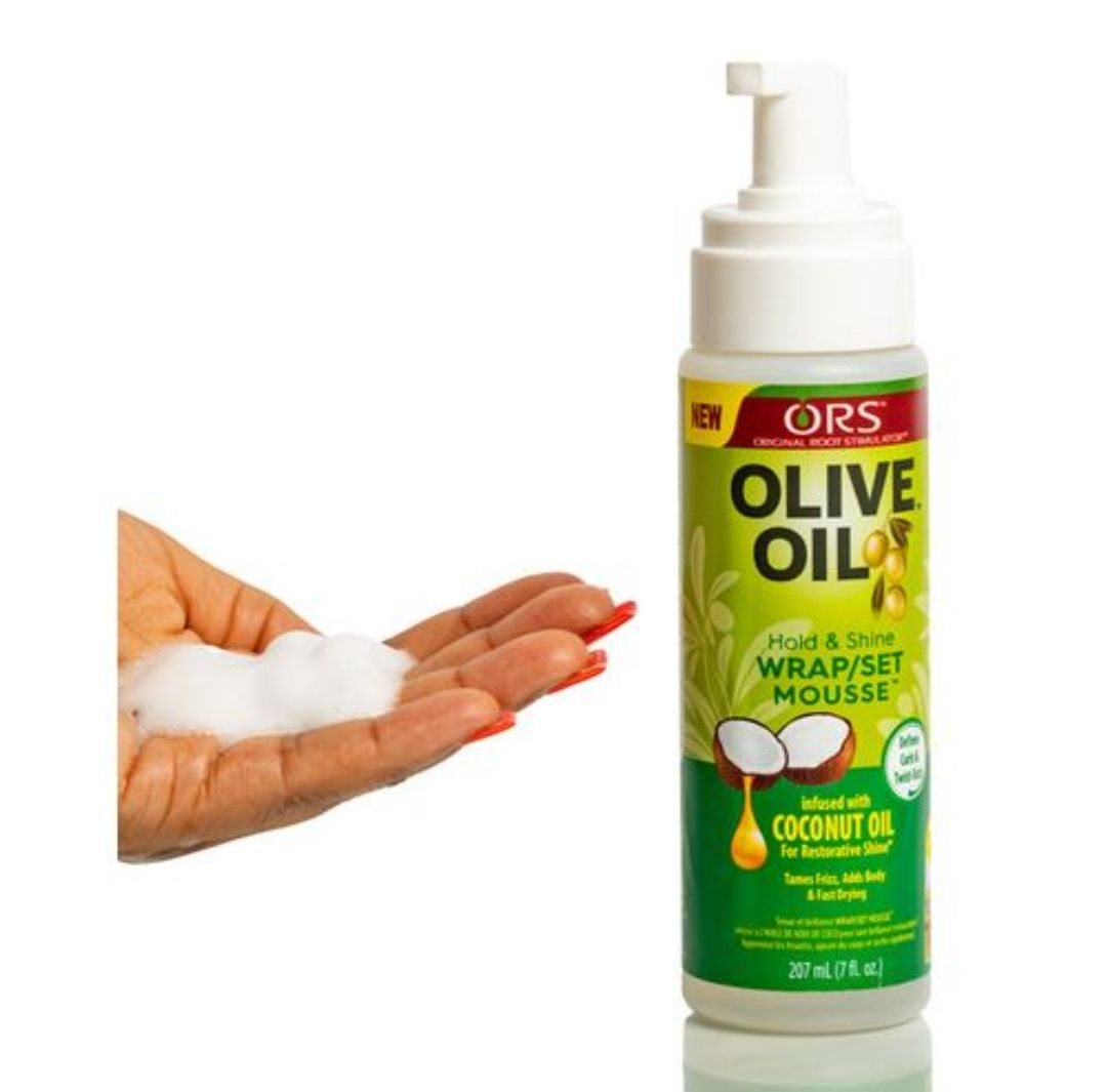 Ors Olive Oil Hold & Shine Wrap/Set Mousse -
