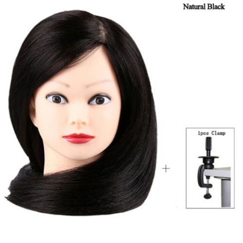 Dummy Head Doll With Hair, Hairdressing Training Doll Model