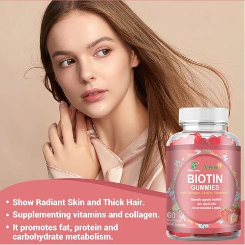 Daynee Biotin Gummies With Collagen, Keratin & Vitamin C
