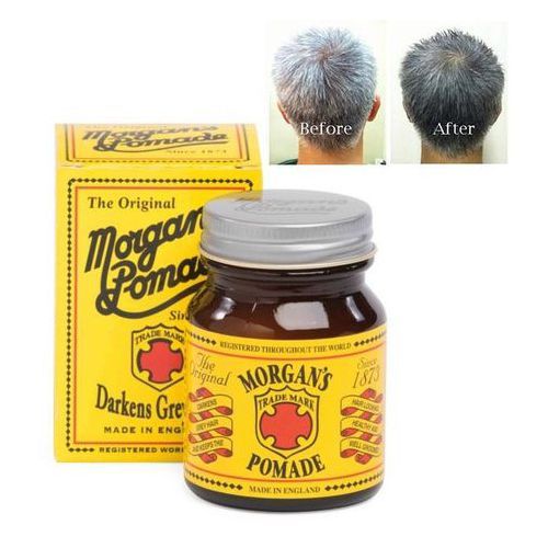Morgan Pomade Darken Grey Hair Permanently - Made In England..