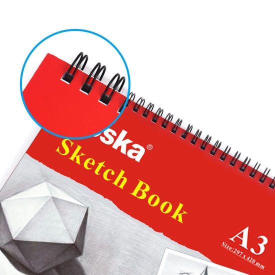 Sketchbook / Drawing Book / Artist Sketch Pad - A3 Size, 50 Pages, Spiral-bound150 gsm
