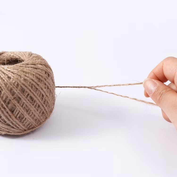 Natural Jute Twine Rope - 70M Length, High-Strength Material & 2-Ply Twining