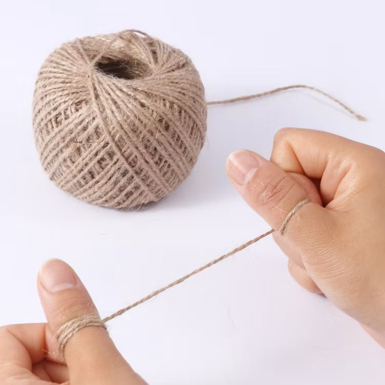 Natural Jute Twine Rope - 70M Length, High-Strength Material & 2-Ply Twining