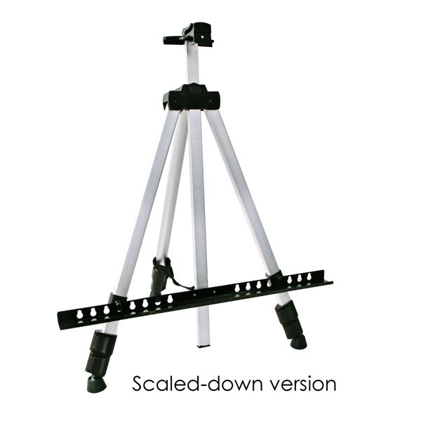 Extendable Tripod Easel - Aluminium Alloy Material, Portable, Adjustable Height, Easy Setup, Suitable for Painting, Drawing or Display of Artwork