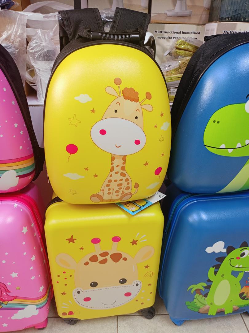 Cartoon themed kids trolley bags
