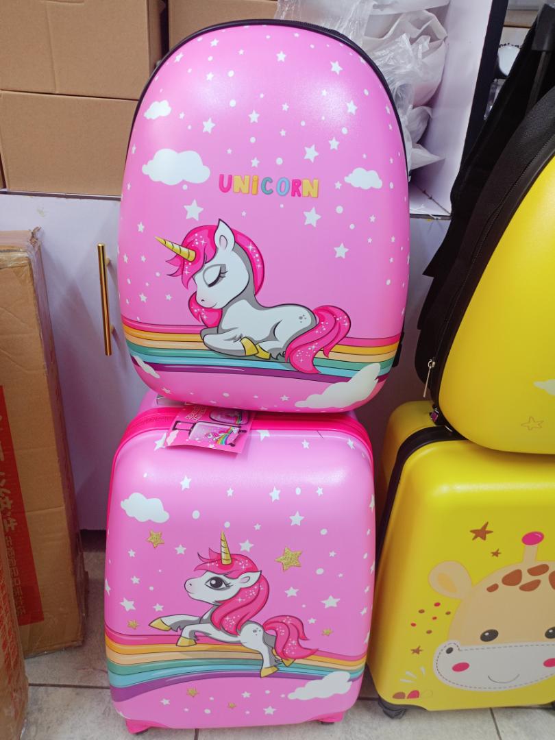 Cartoon themed kids trolley bags