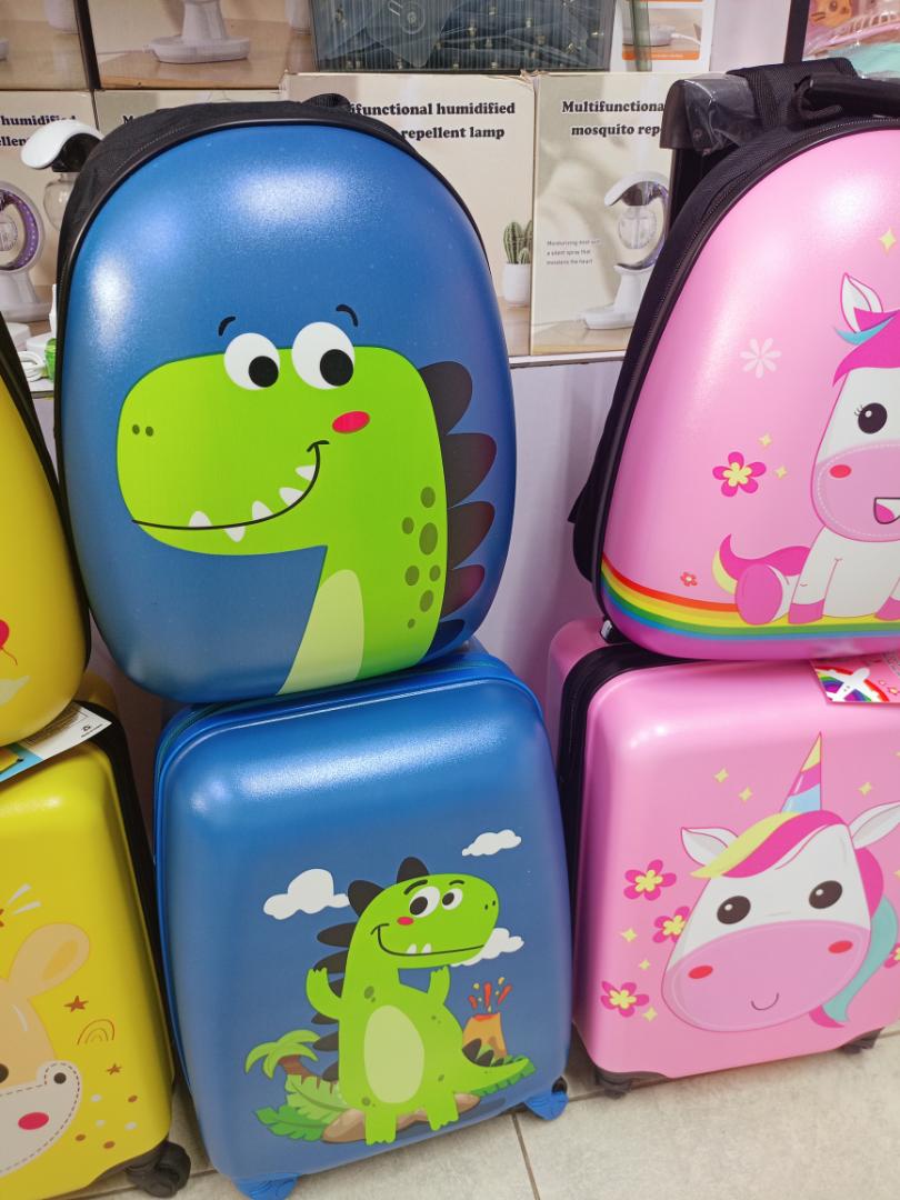 Cartoon themed kids trolley bags