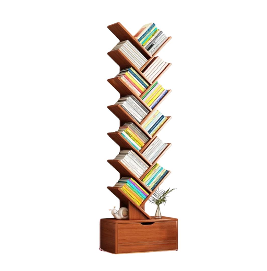 Best Price For Tree Bookshelf Has A Lower Drawercase Color Dark