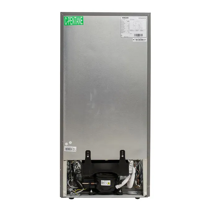 (Special Offer) Bruhm BFS 150MD - Single Door Frost Free Refrigerator 158L - Metallic Grey fridge