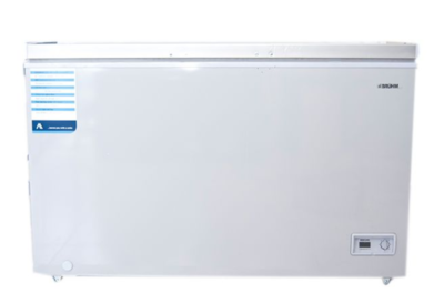 Bruhm BCF-498SD Chest Freezer 400L Sliding Glass Door Interior LED Lighting Lock & Key for Security Energy Efficient Durable Build Spacious Storage Ideal for Home or Business Use 1 Yr Wrty