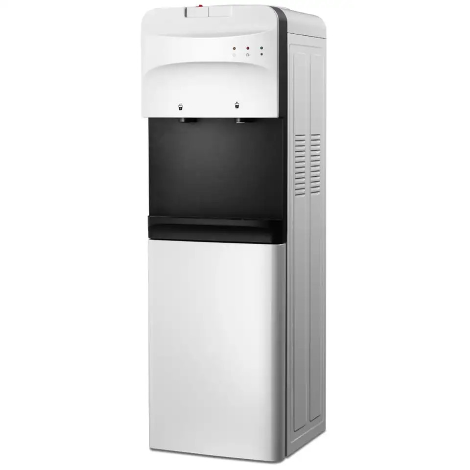 Bruhm Hot And Normal Free Standing Water dispenser BDS-HN553 100-240V/50/60Hz With Storage Cabinet Perfect For Home And Office use   Automatic water temperature control Over Heat protection