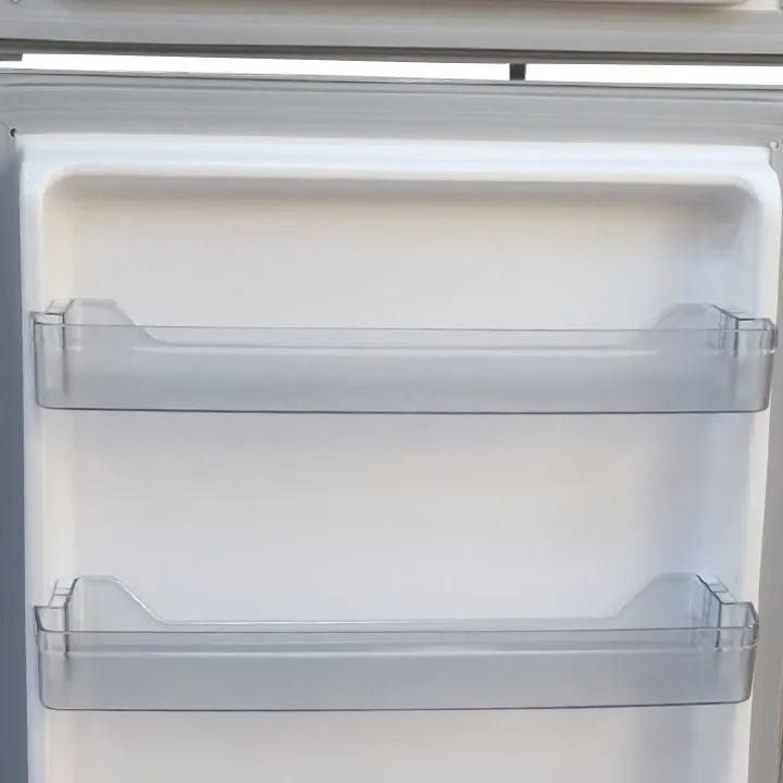 Bruhm 134Ltrs Double Door Fridge BFD 150MD Frost Free Refrigerator Mechanical temperature control 2 Glass fridge shelves Interior light Crystal door lock and key 1Yr Warranty