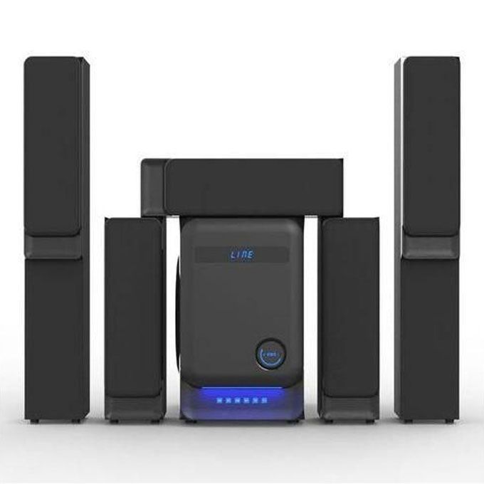 Nobel 5.1 CH Multimedia Speaker BT/USB/SD/FM -22000Watts