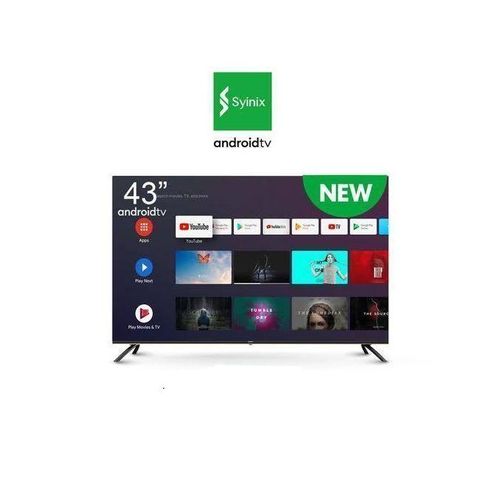 Synix 43" Full HD Smart Android , Bluetooth Connectivity, Full HD TV Smart Android Television, Inbuilt Decoder for local channels, Netflix ,YouTube ,App Store, Wi-Fi Connectivity