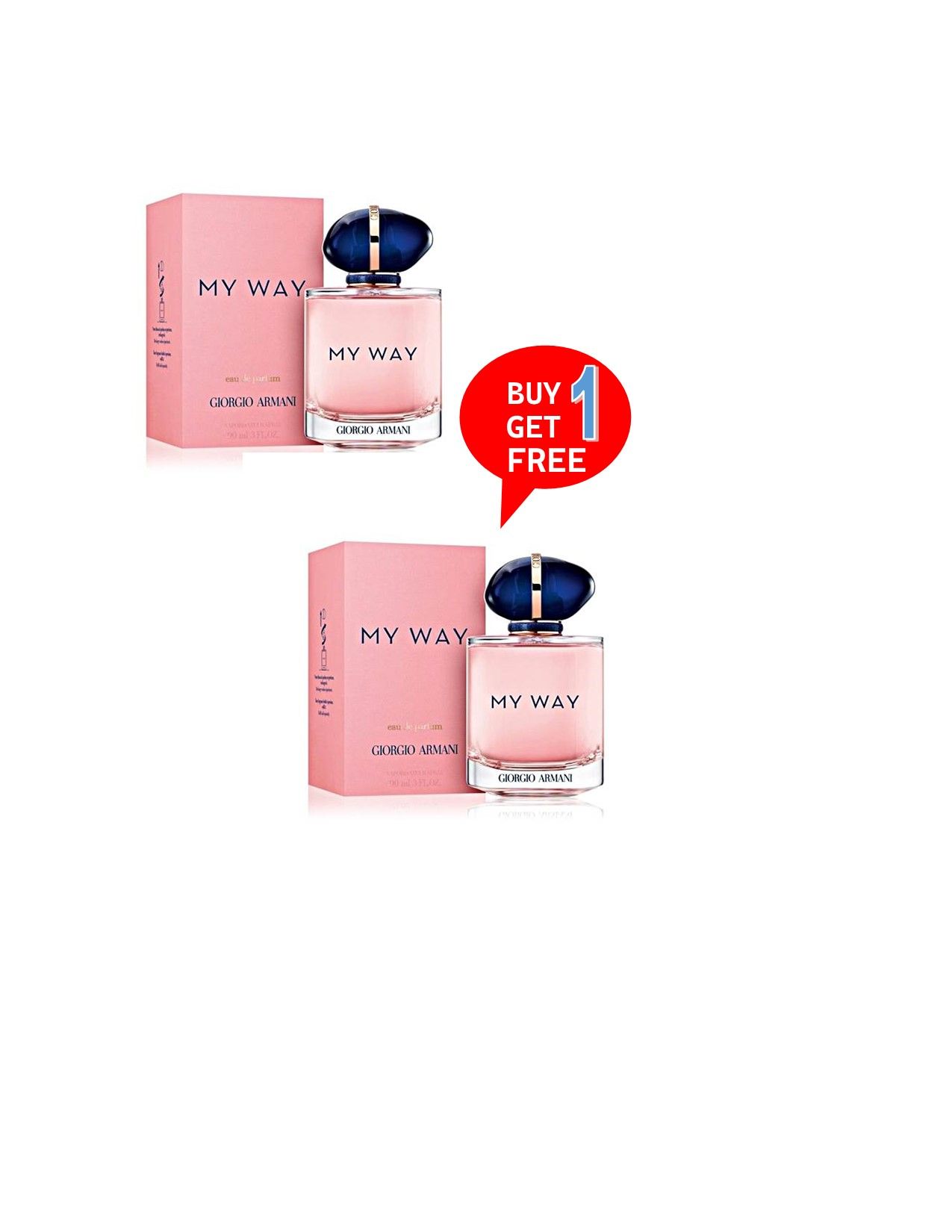 MY WAY By Georgia Armani 90ml Original designer for women.Buy get one free.