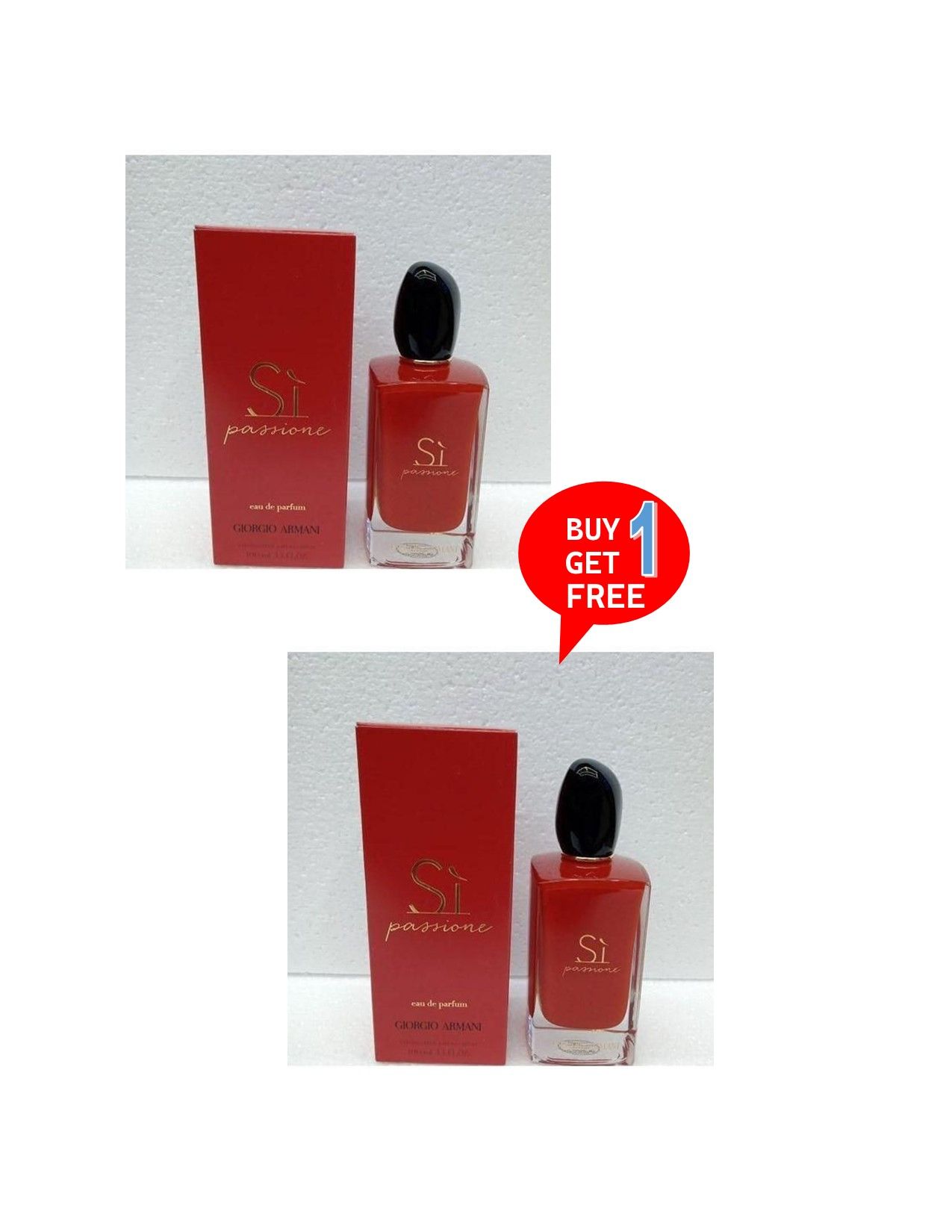 SI PASSIONE 100ML FRAGRANCE FOR WOMEN. buy get one free.