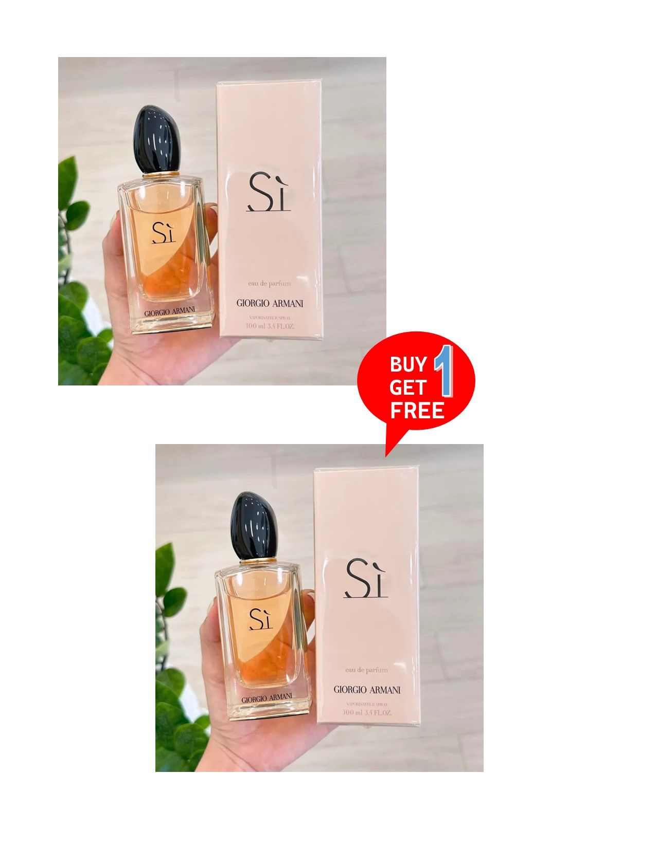 SI EDP PERFUME FOR WOMEN 100ML. Buy one get one free