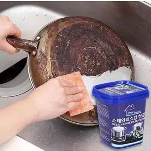 All purpose cleaning paste, cleaning paste and scrubber
