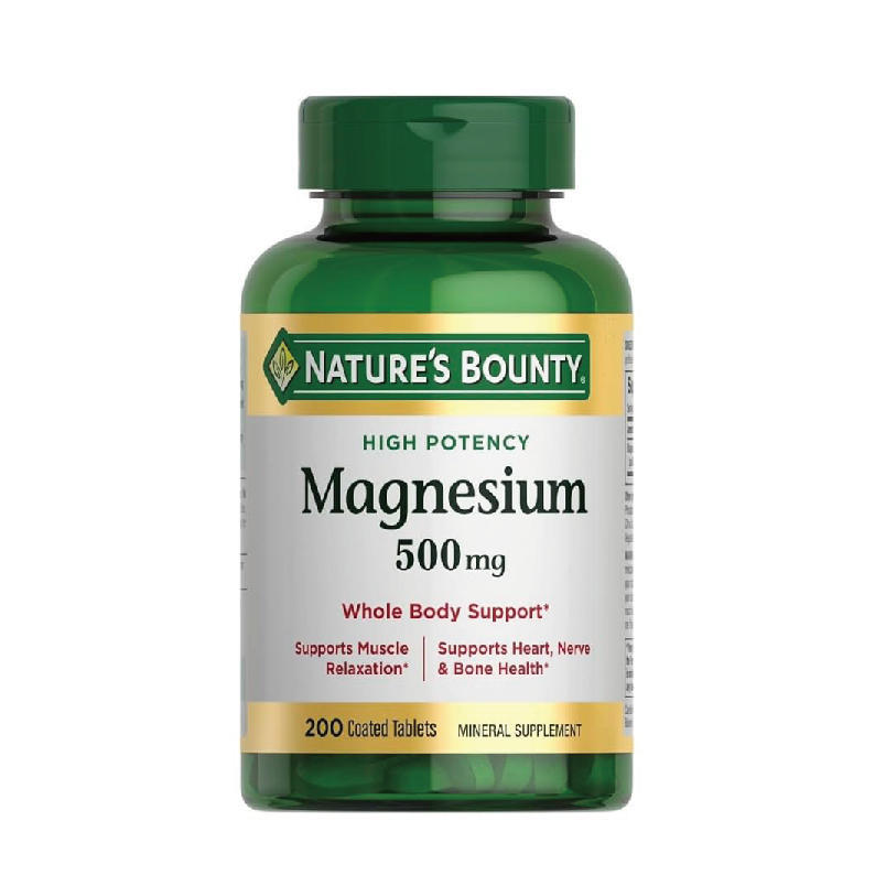 Magnesium Glycinate, Large Bottle, 200 Capsules, 500mg per Capsule  Magnesium Glycinate, Large Bottle, 200 Capsules, 500mg per Capsule